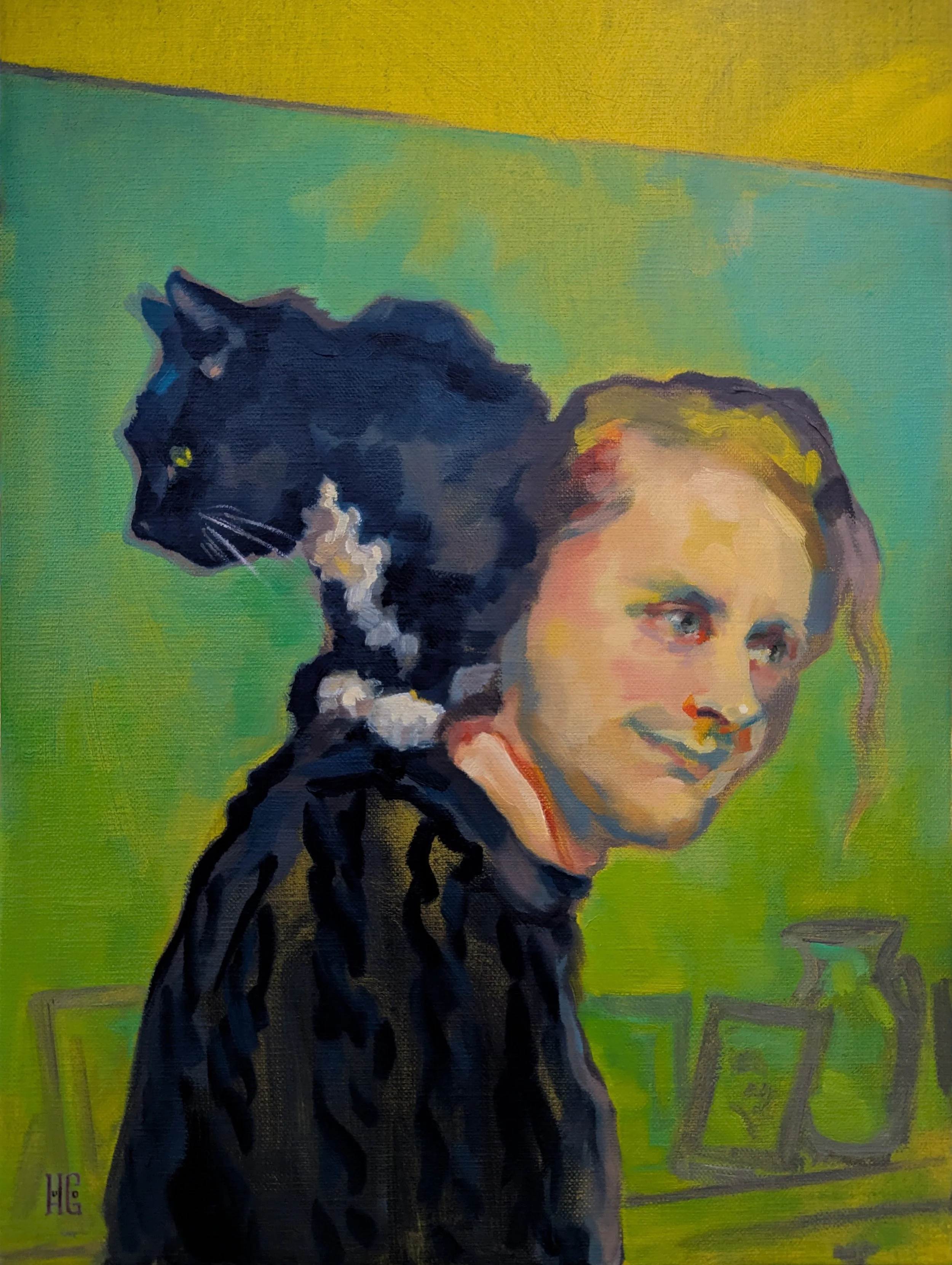 He was later eaten by a performing lion
25 x 40cm