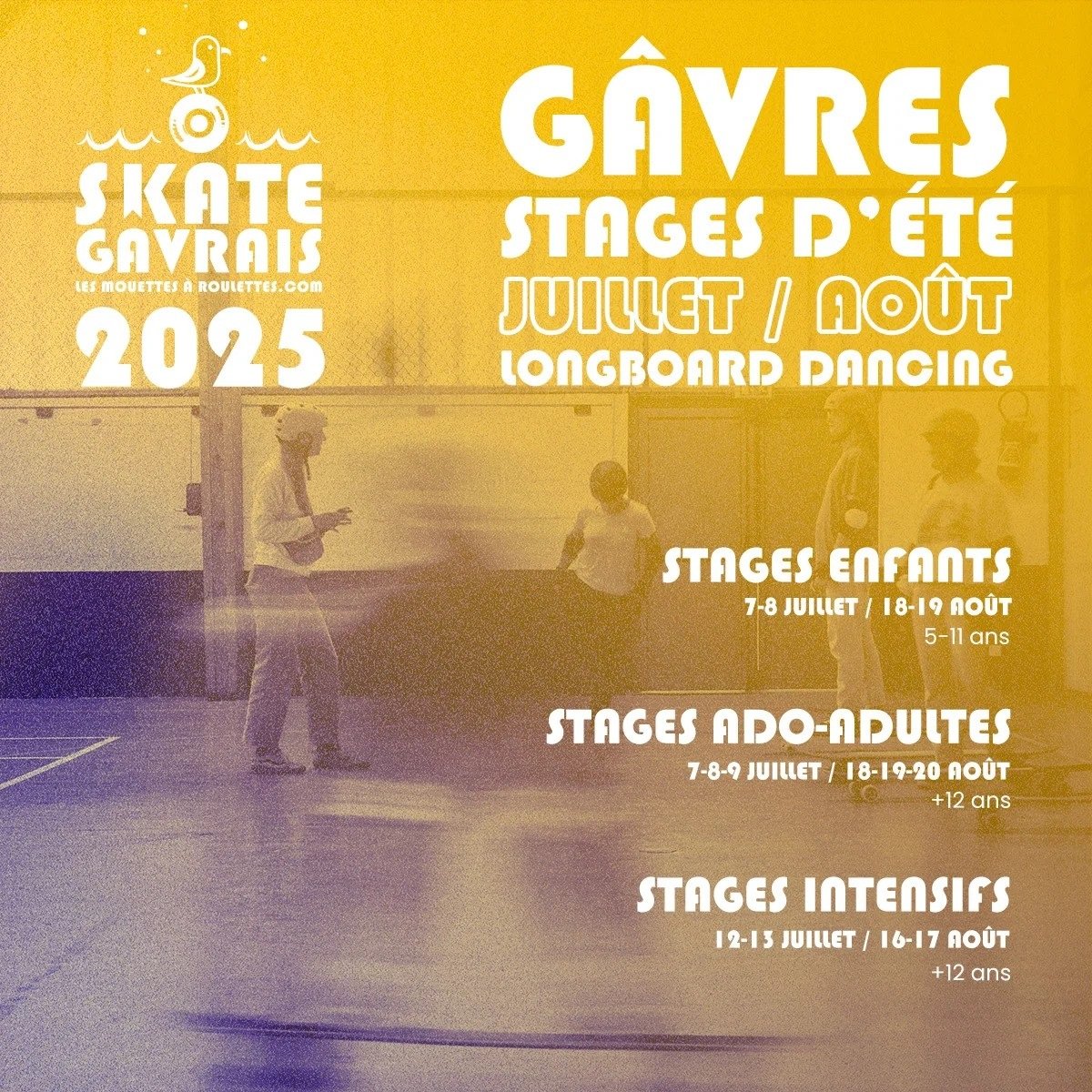 Stages de longboard dancing à Gâvres cet été