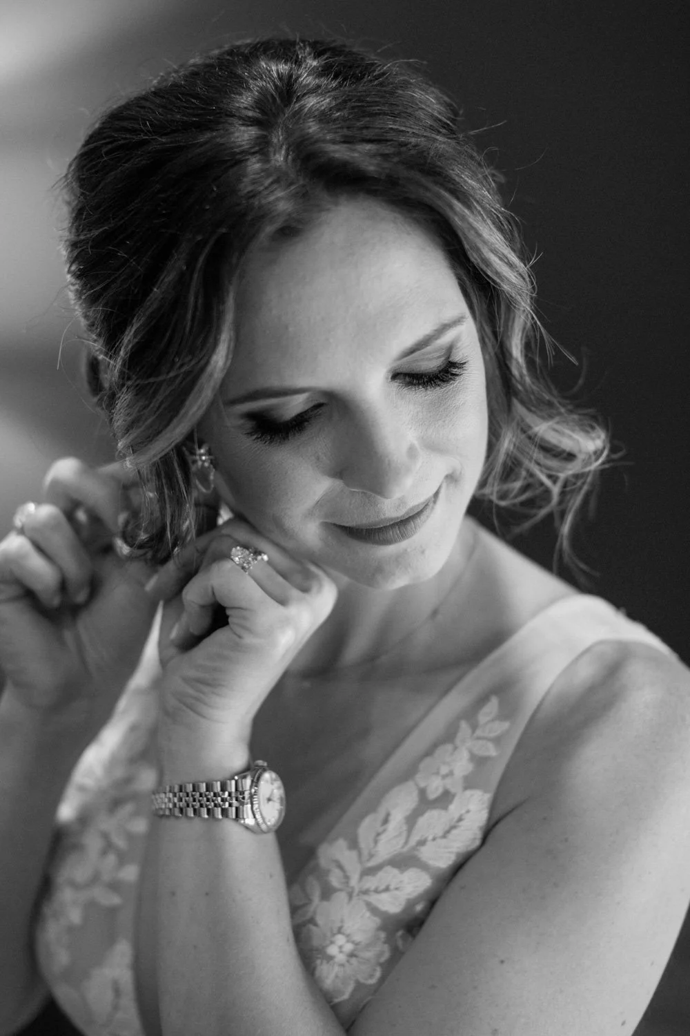 bride getting ready