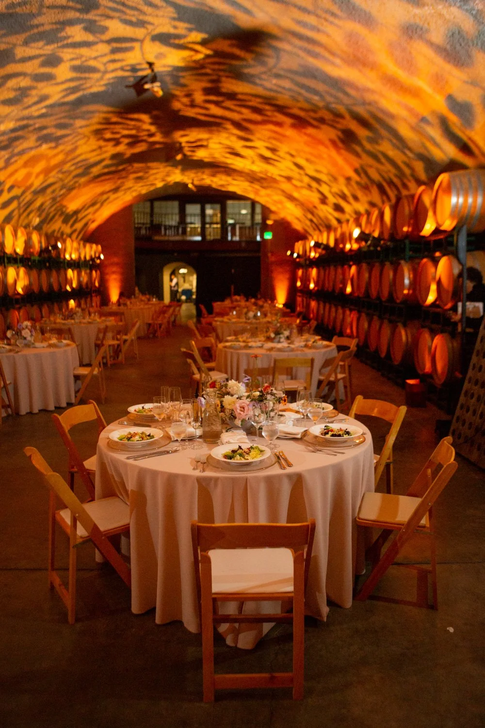 wine cave wedding