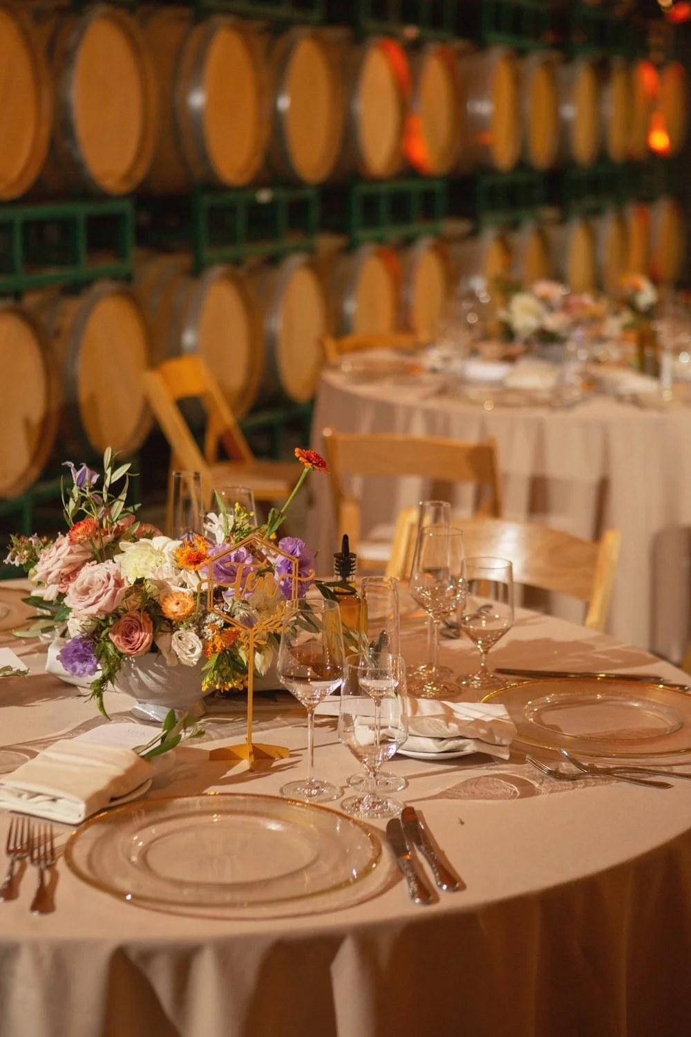 wine cave reception