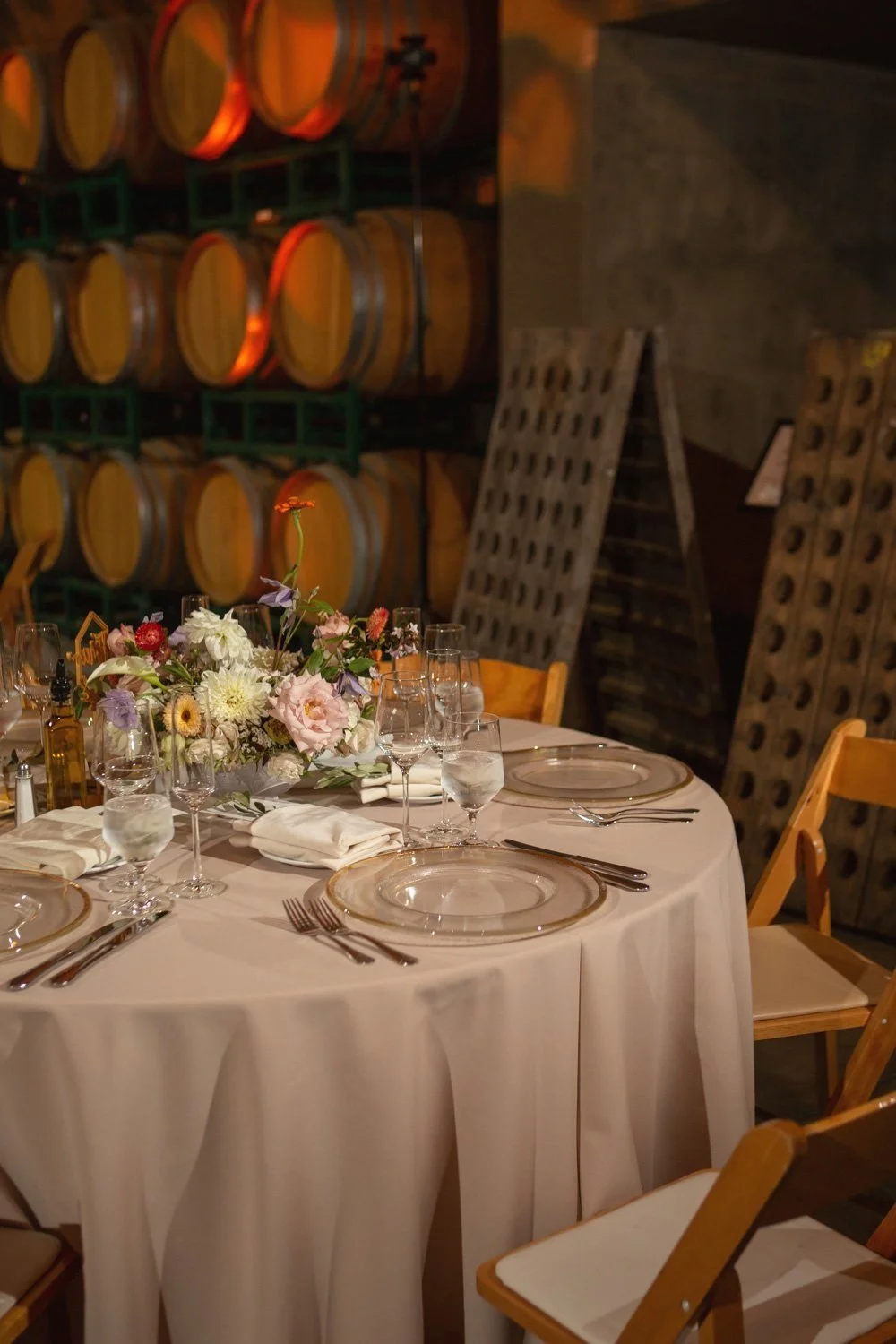 wine cave reception