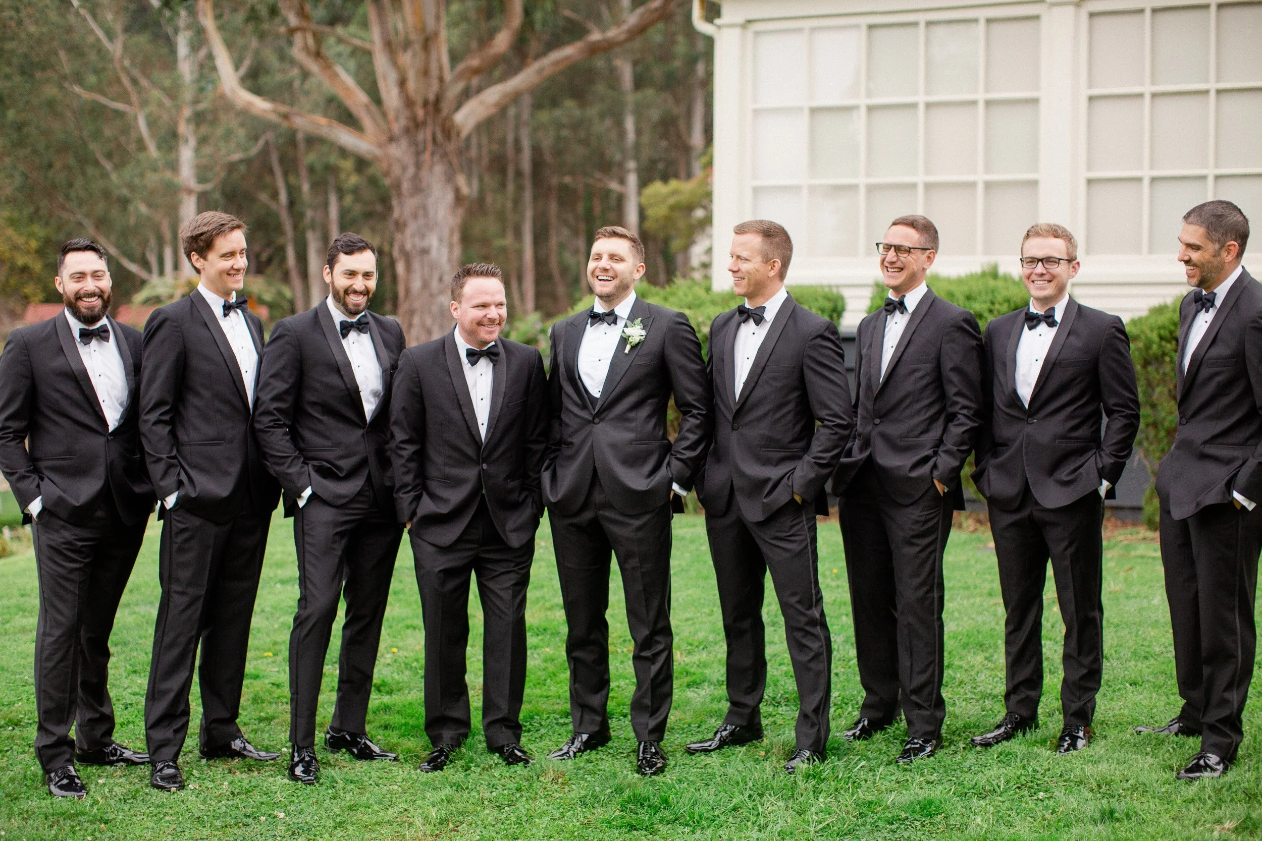 cavallo point wedding groomsmen