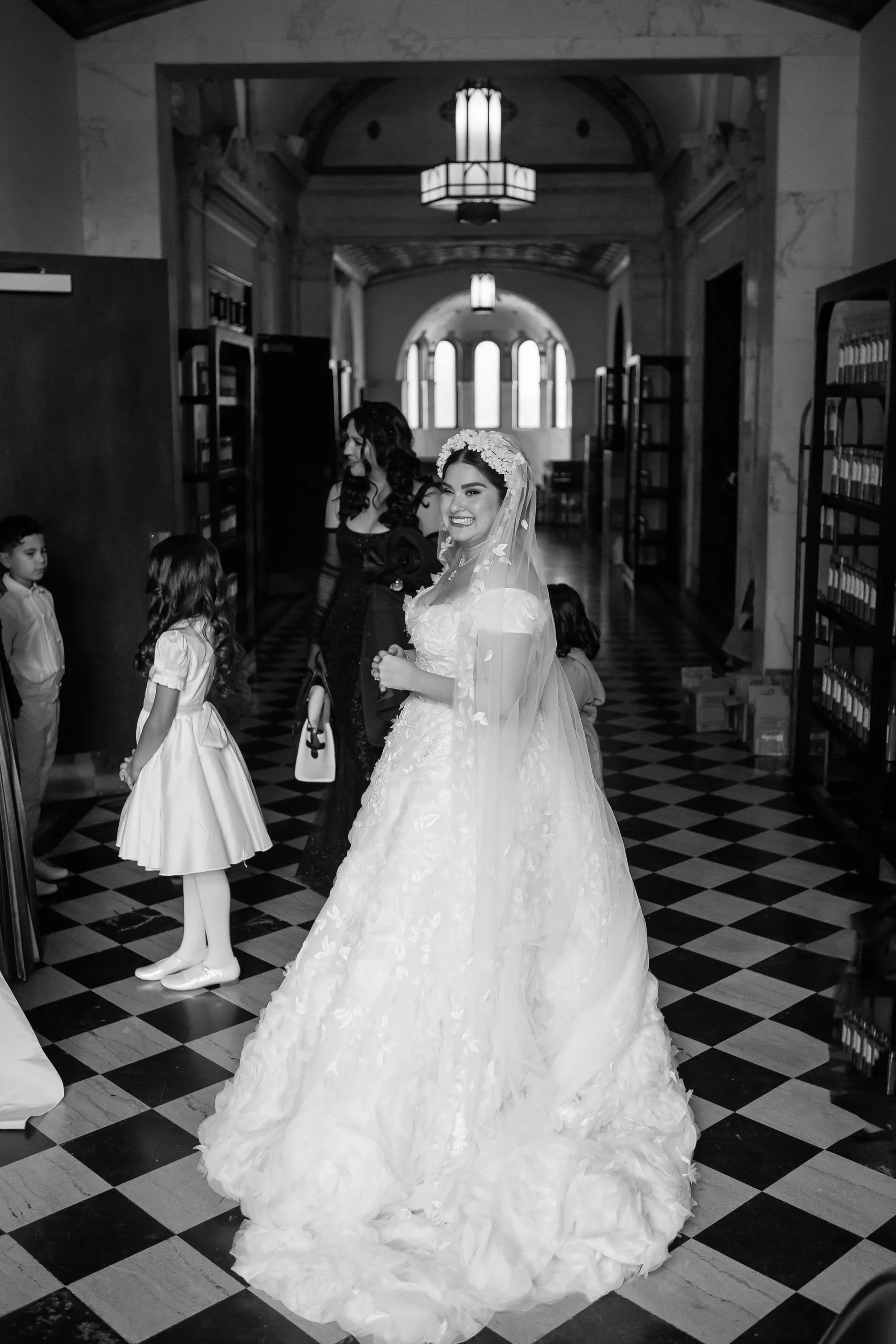 happy bride