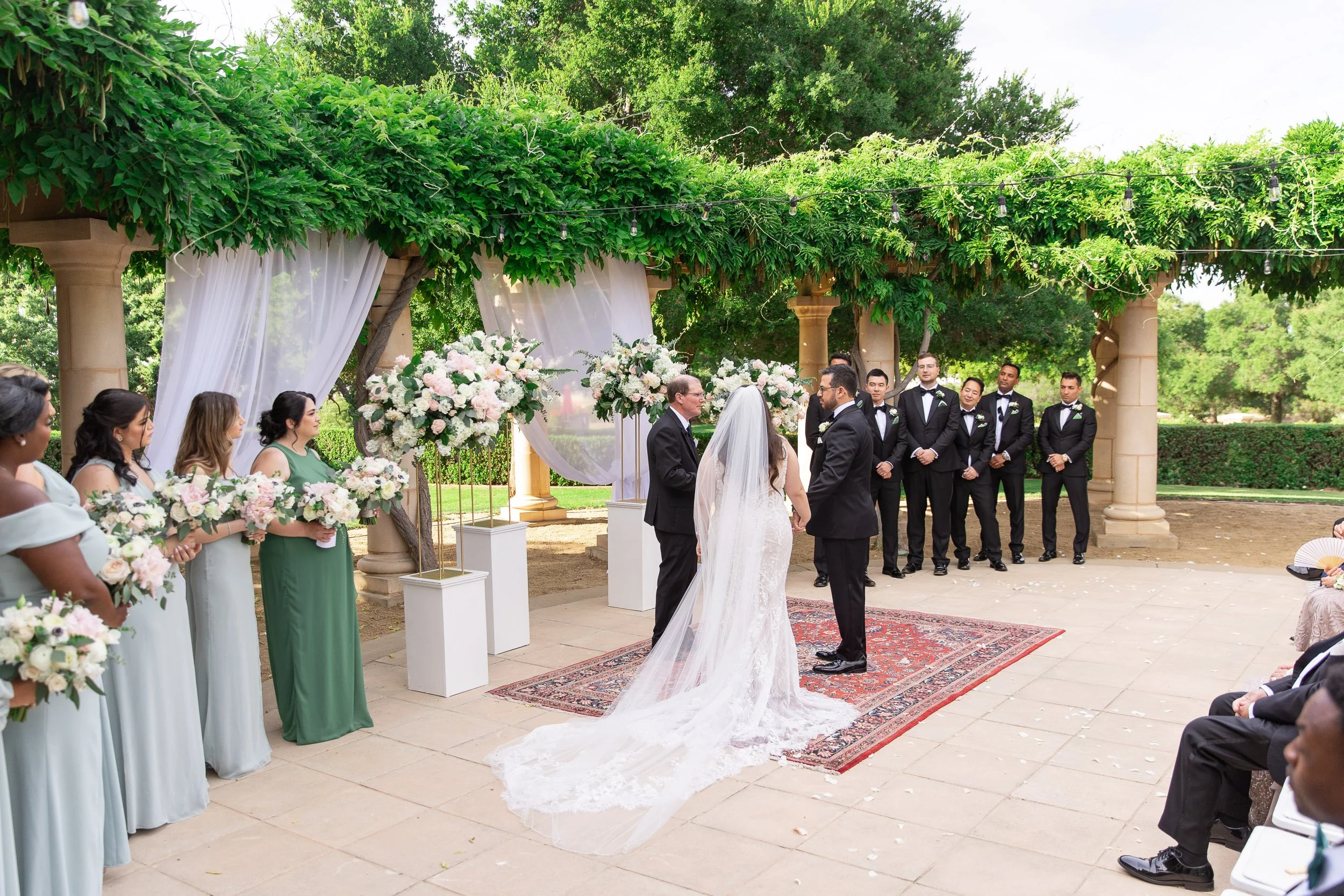 club at ruby hill wedding ceremony