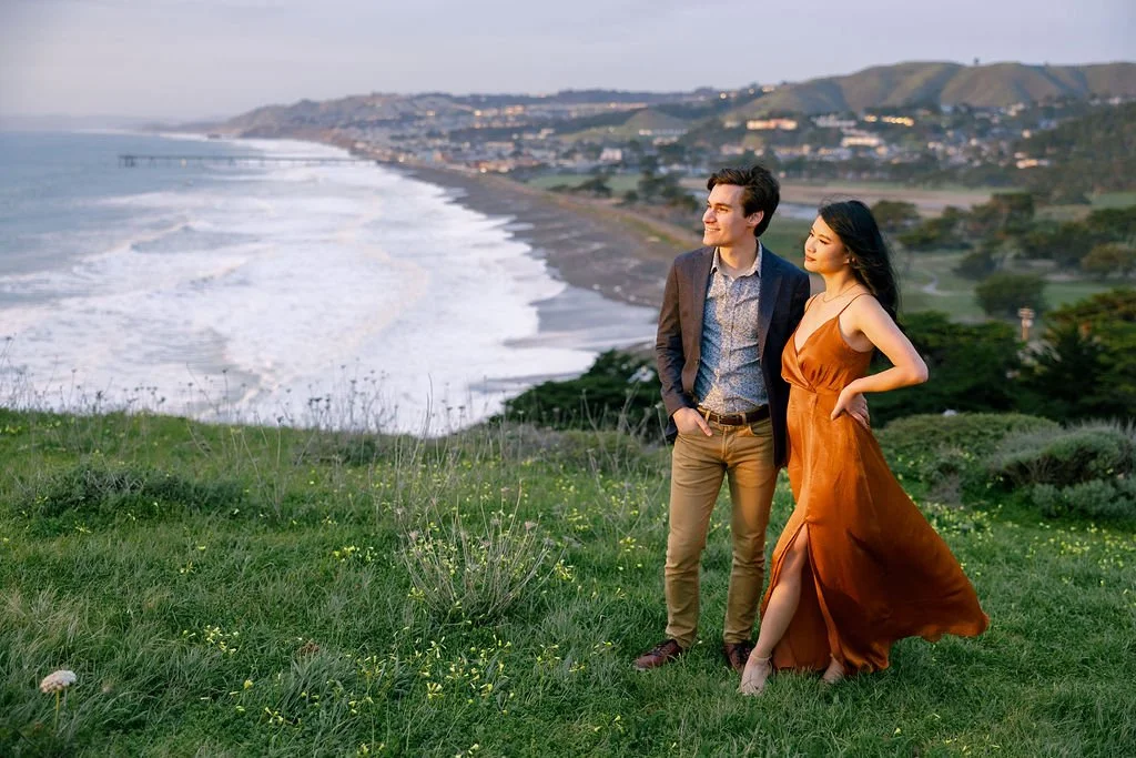 dramatic engagement photo