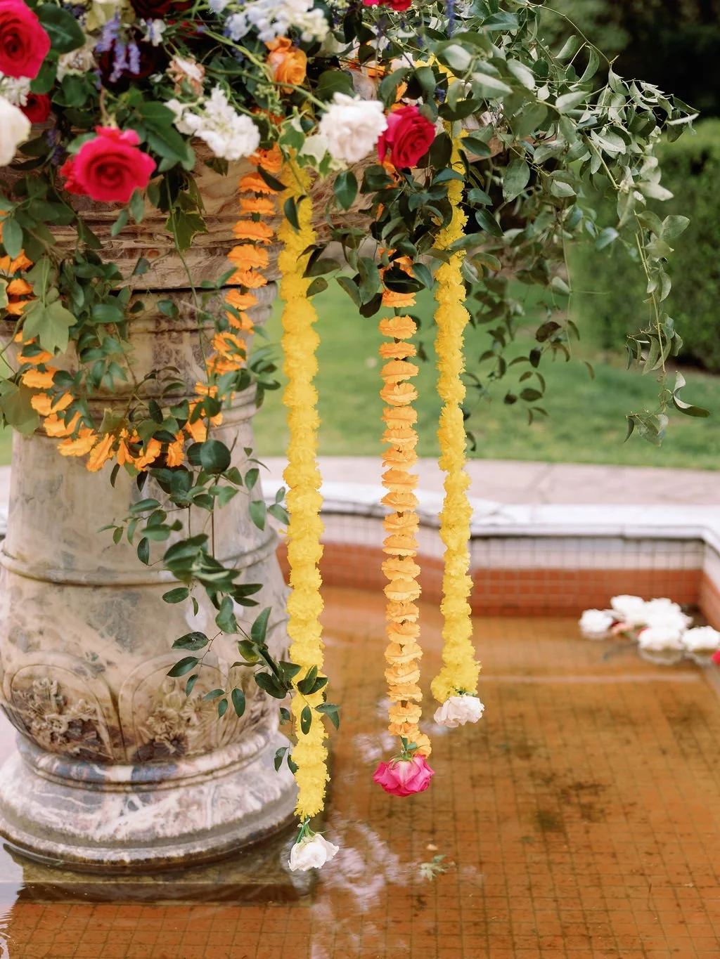 decorated fountain