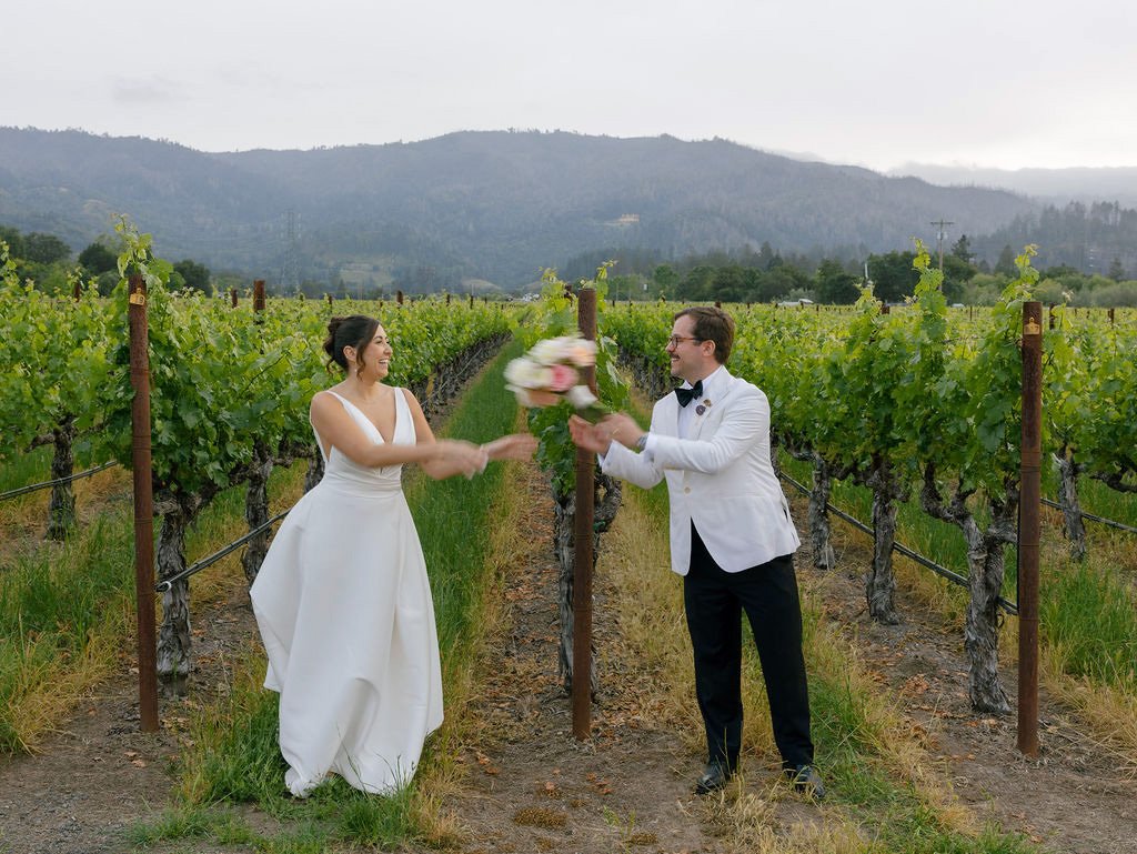vineyard wedding photos