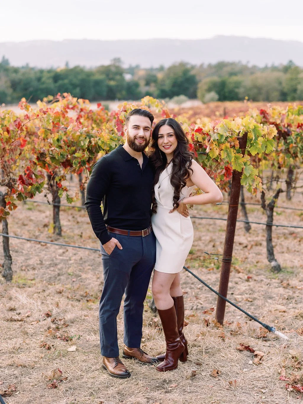 fall vineyard engagement