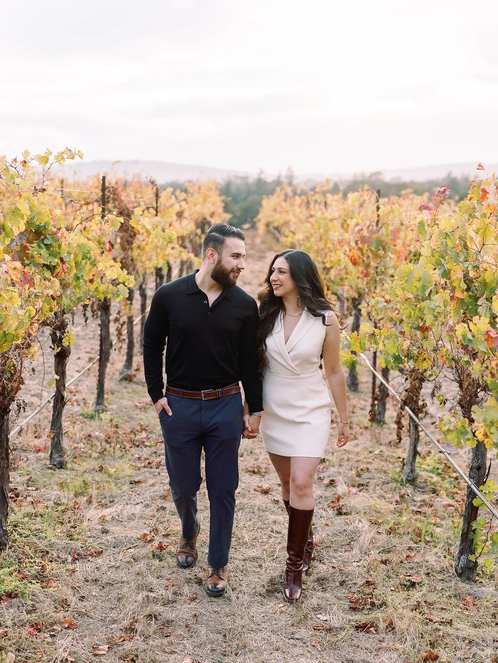 fall vineyard engagement