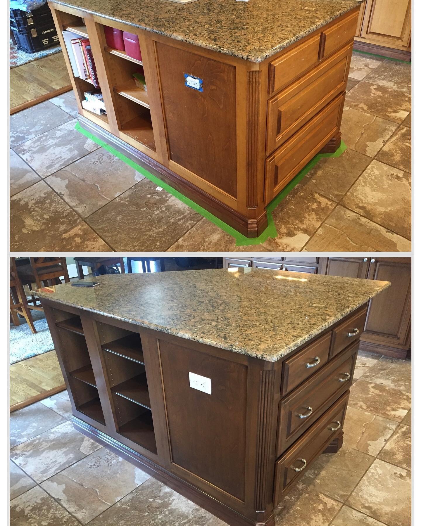 Your dream cabinets are closer than you think! Check out the difference Fresh Start can make in your kitchen!

#refinishing #springcleaning #cabinetideas