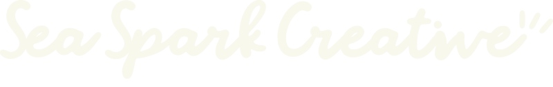 Script logo for Sea Spark Creative