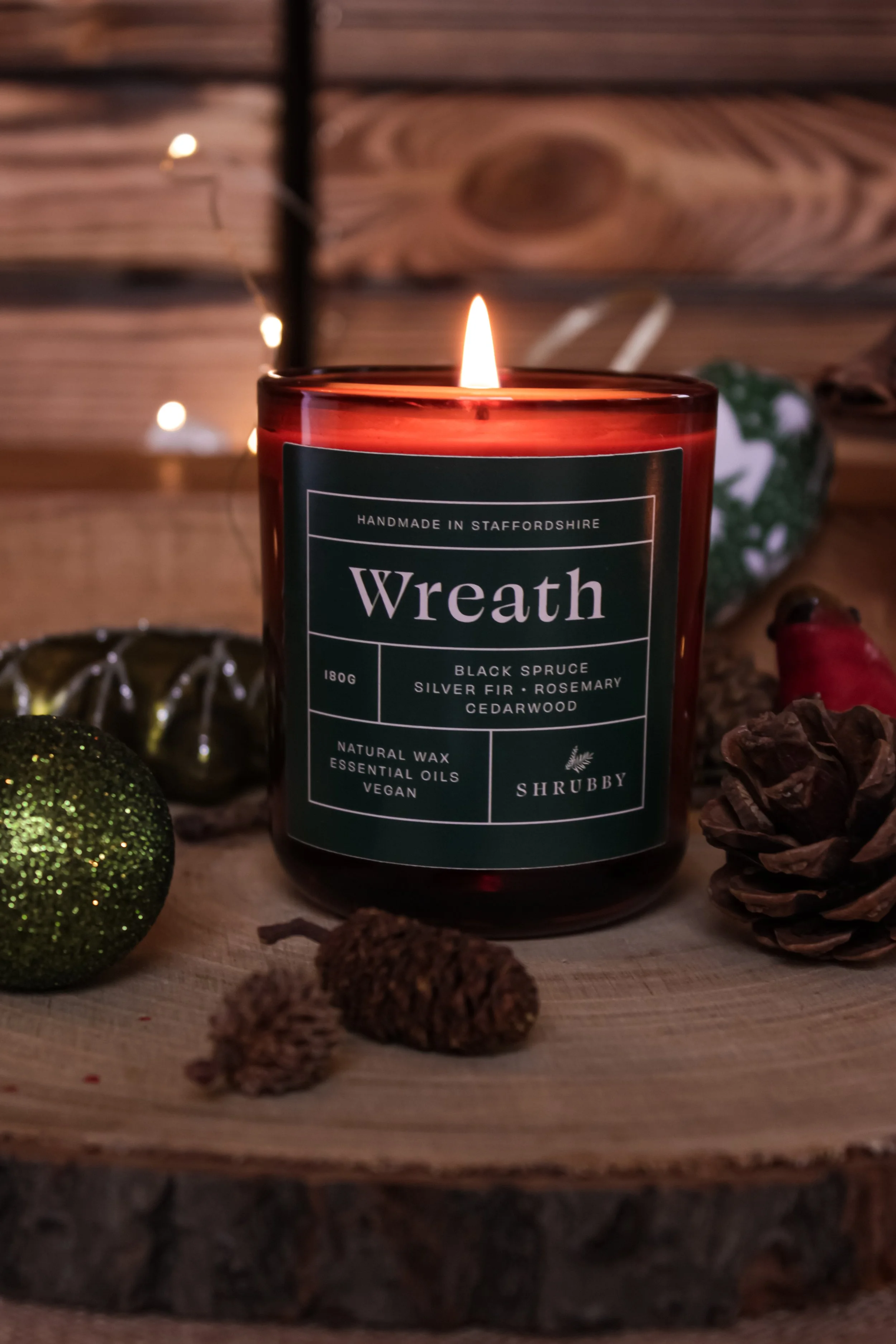Wreath Candle