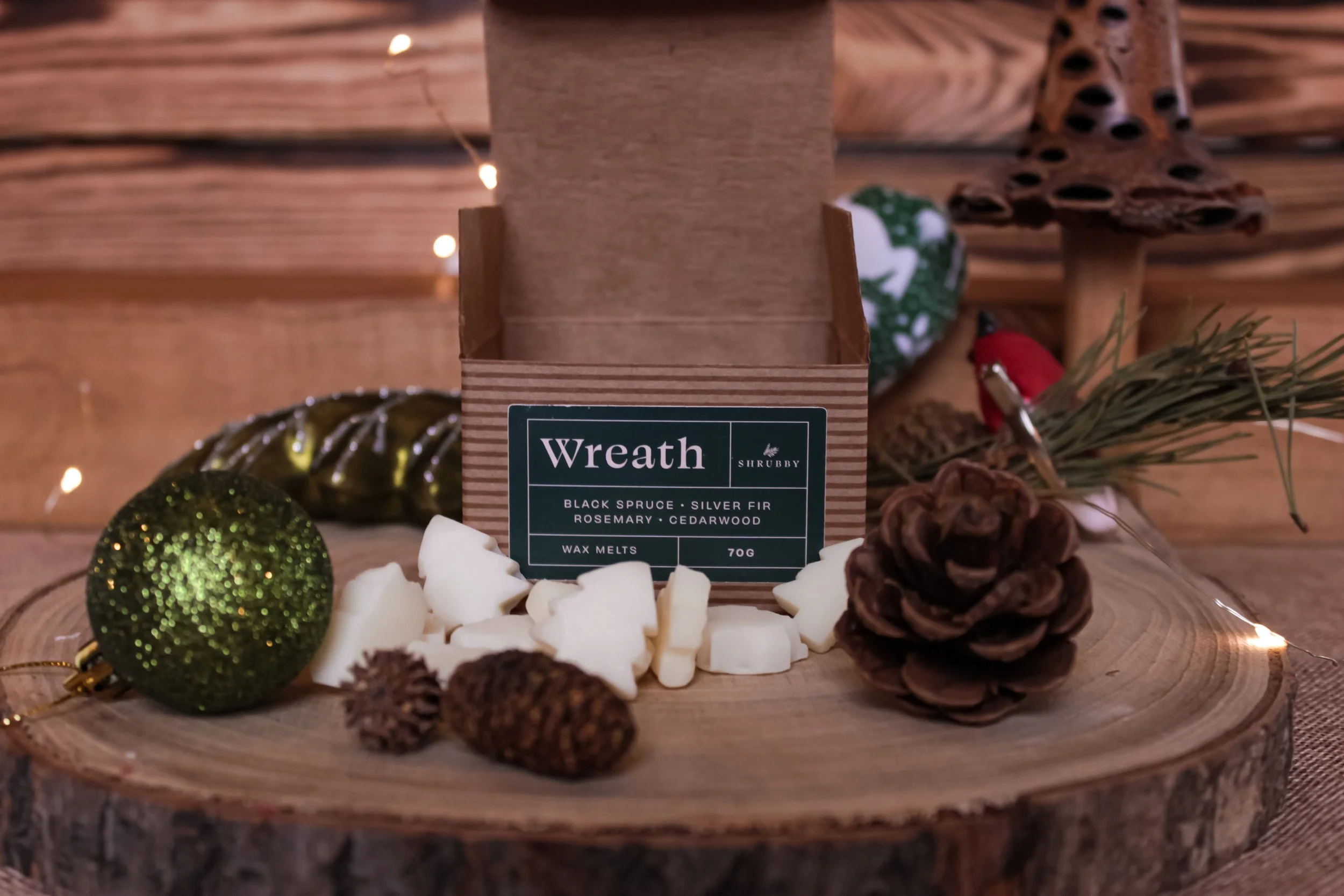 Wreath Wax Melts - Small