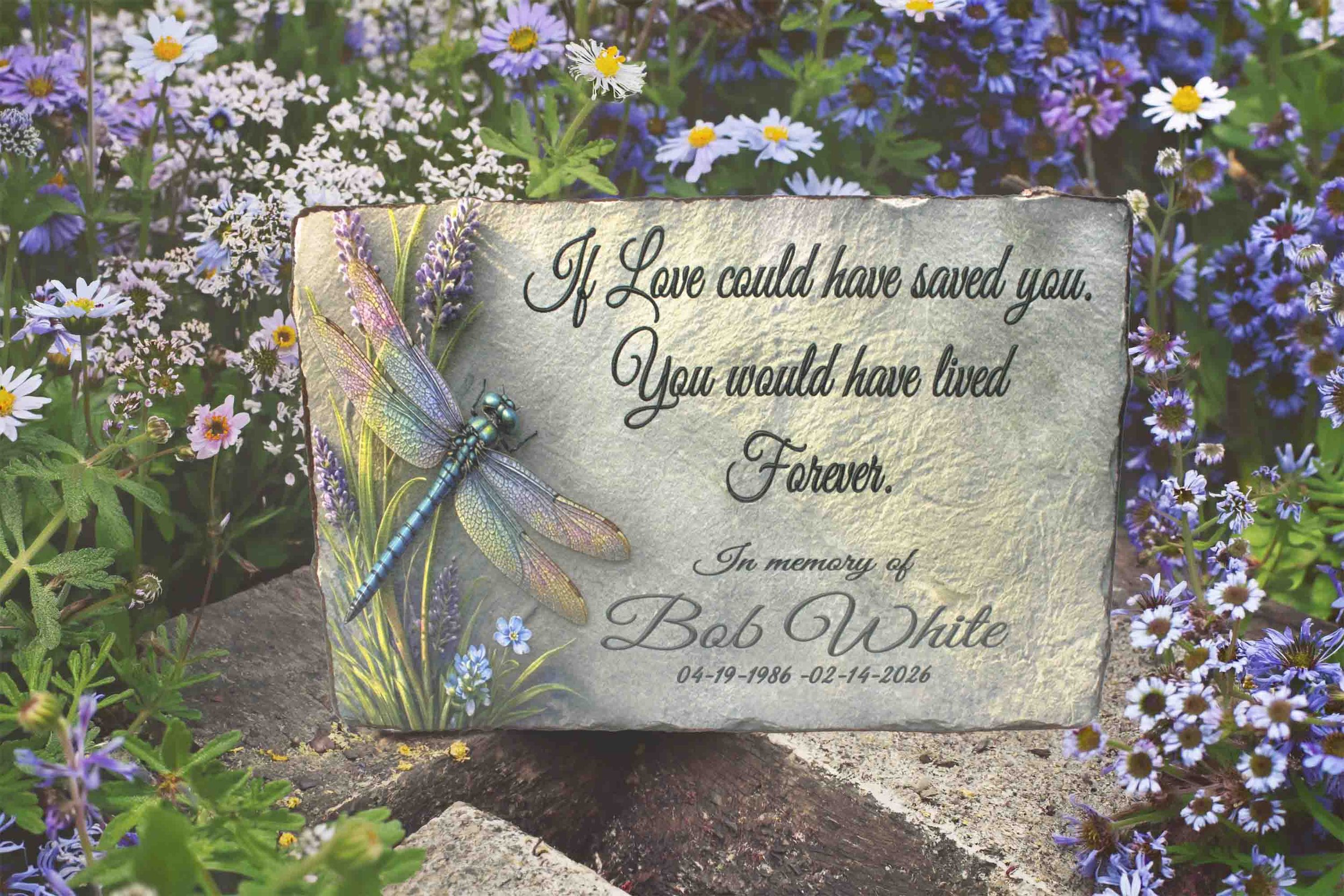 Dragonfly With saying personalized