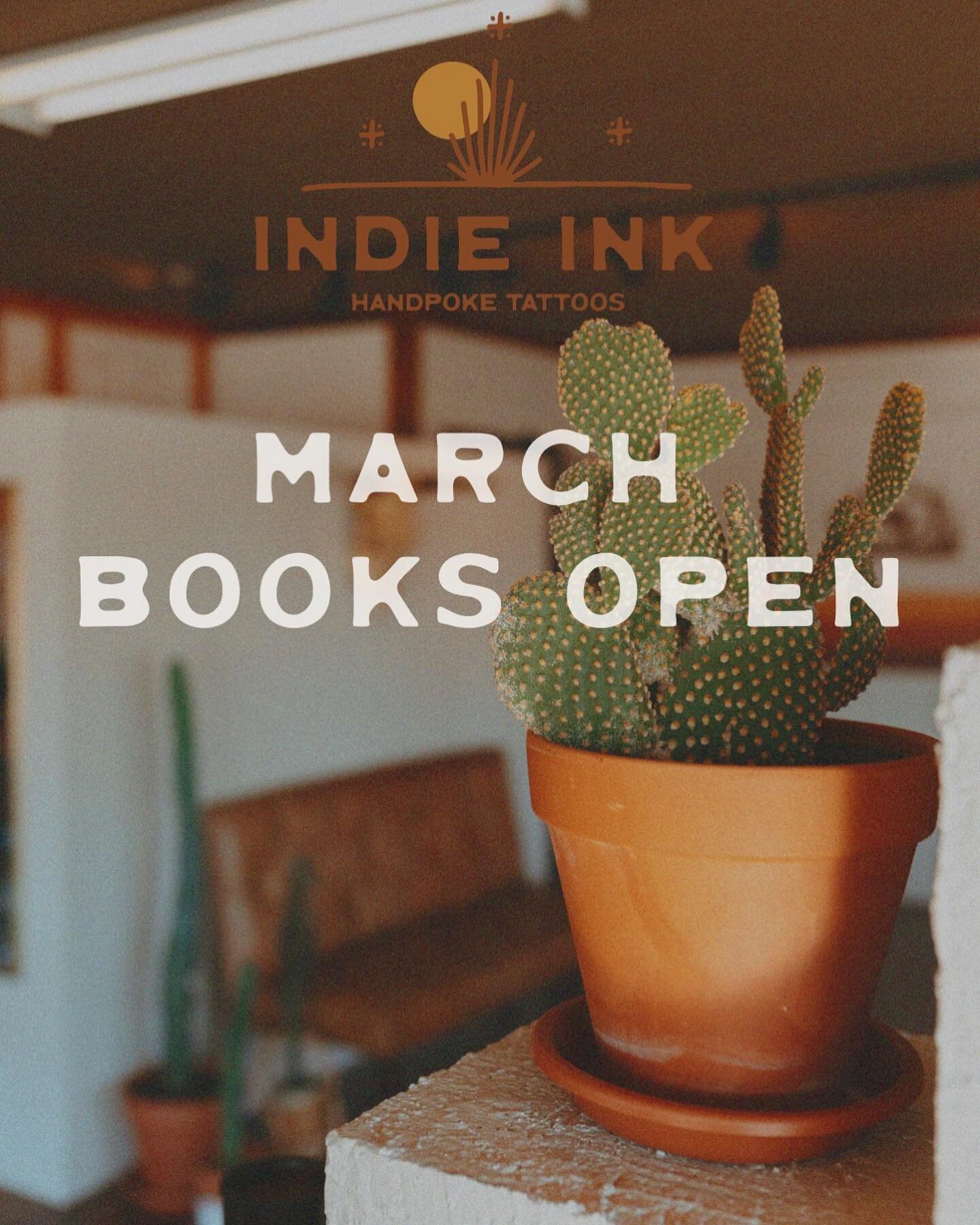 ⊹ MARCH BOOKS ARE OPEN ⊹ - book through the link in our bio. ✨