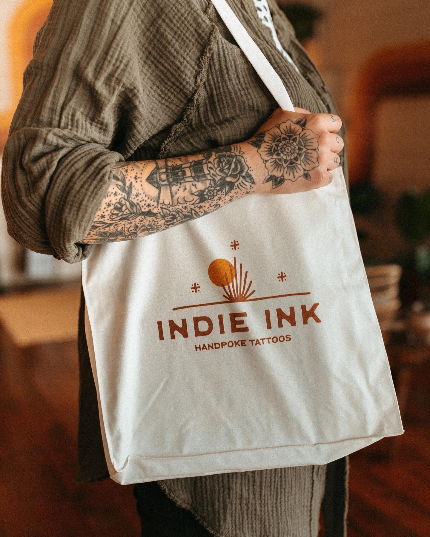 ⊹ INDIE INK TOTES ⊹ Available now at the shop! Limited quantities - grab one while you can.
