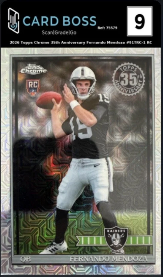 Fernando Mendoza graded card