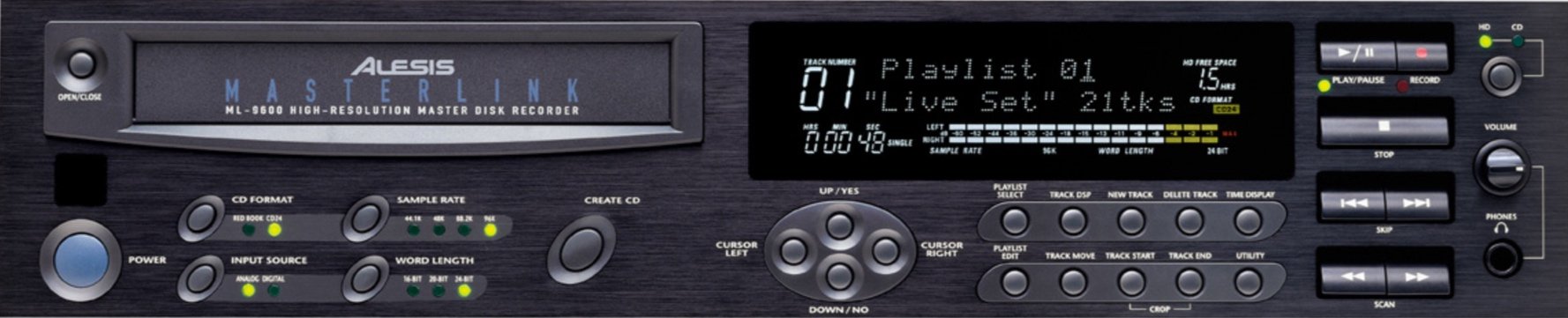 Alesis MasterLink ML9600 Mastering Recorder