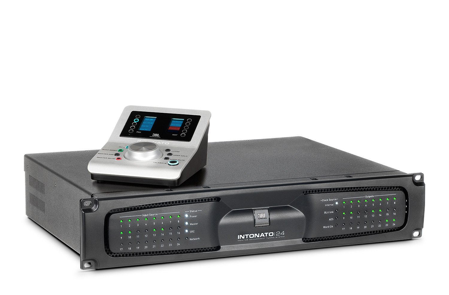 JBL Intonato 24 Monitor System Controller - The first monitor controller for processing and control of scalable immersive monitoring systems.