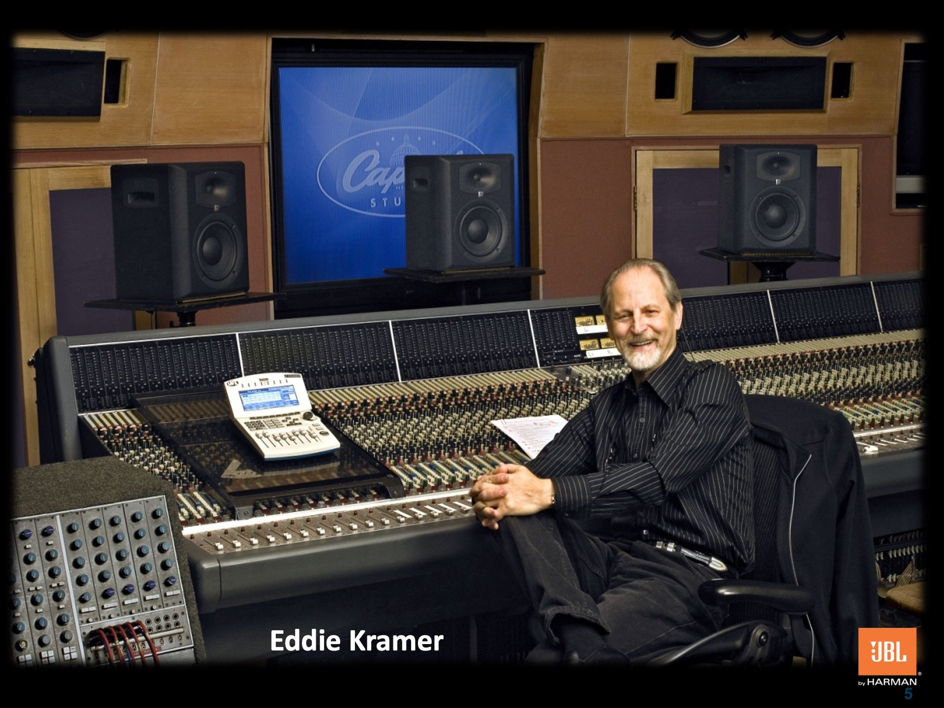 Eddie Kramer and JBL LSR6300 Series monitors on Woodstock 40th anniversary project