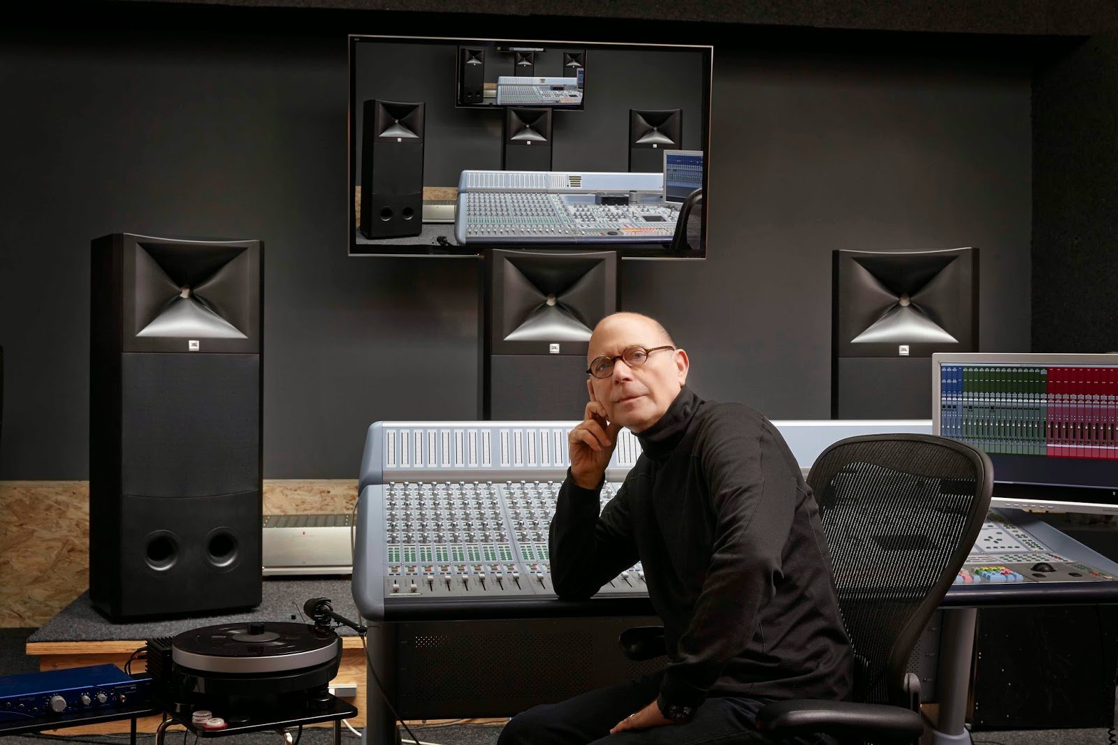 Producer / Engineer Bruce Botnick embraces JBL M2 Studio Monitors