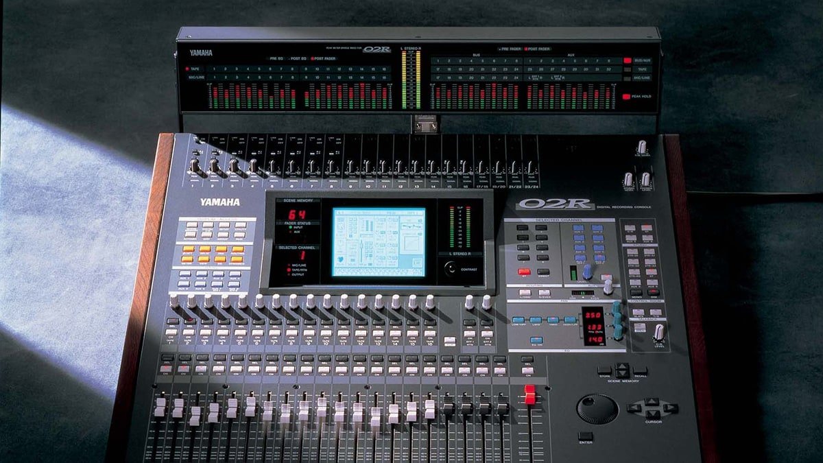 The revolutionary Yamaha 02R Digital Recording Console