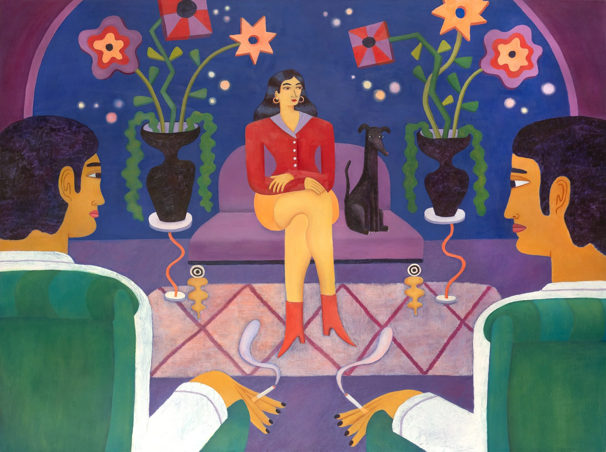 The Interview
 
40x30 in | oil on wood panel | 2025