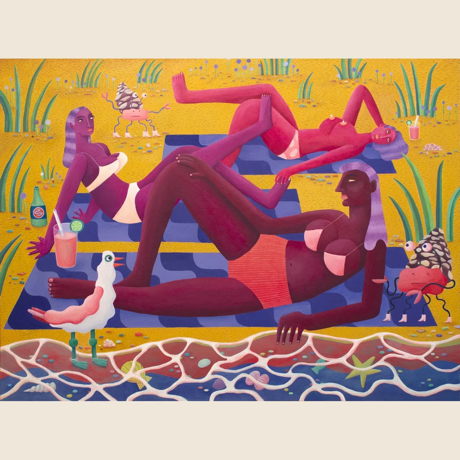 Chic's Beach Crab Bake (print)