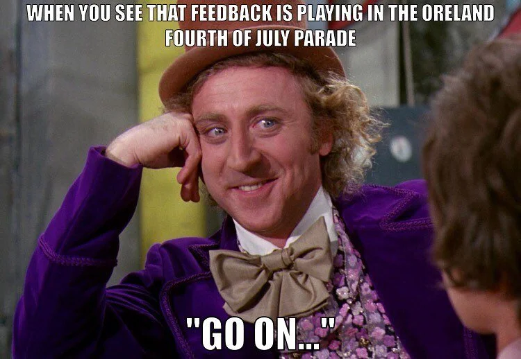See Feedback featuring Harrison Karsch TOMORROW in the Oreland Fourth of July Parade from 10 am to 12 pm!
.
.
.
.
#orelandlions #orelandfourthofjulyparade  #feedback #smokeyruns #hittinthestreets @tommy_conwell