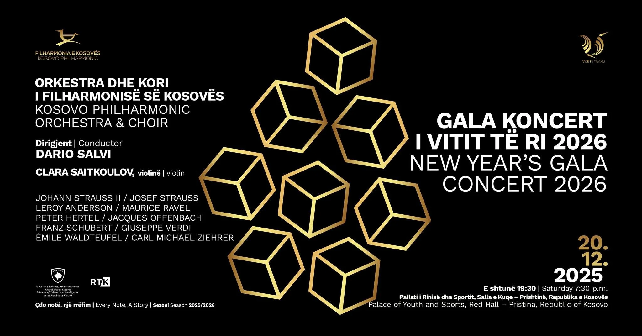 Filharmonia e Kosovës - Kosovo Philharmonic - New Year’s Gala