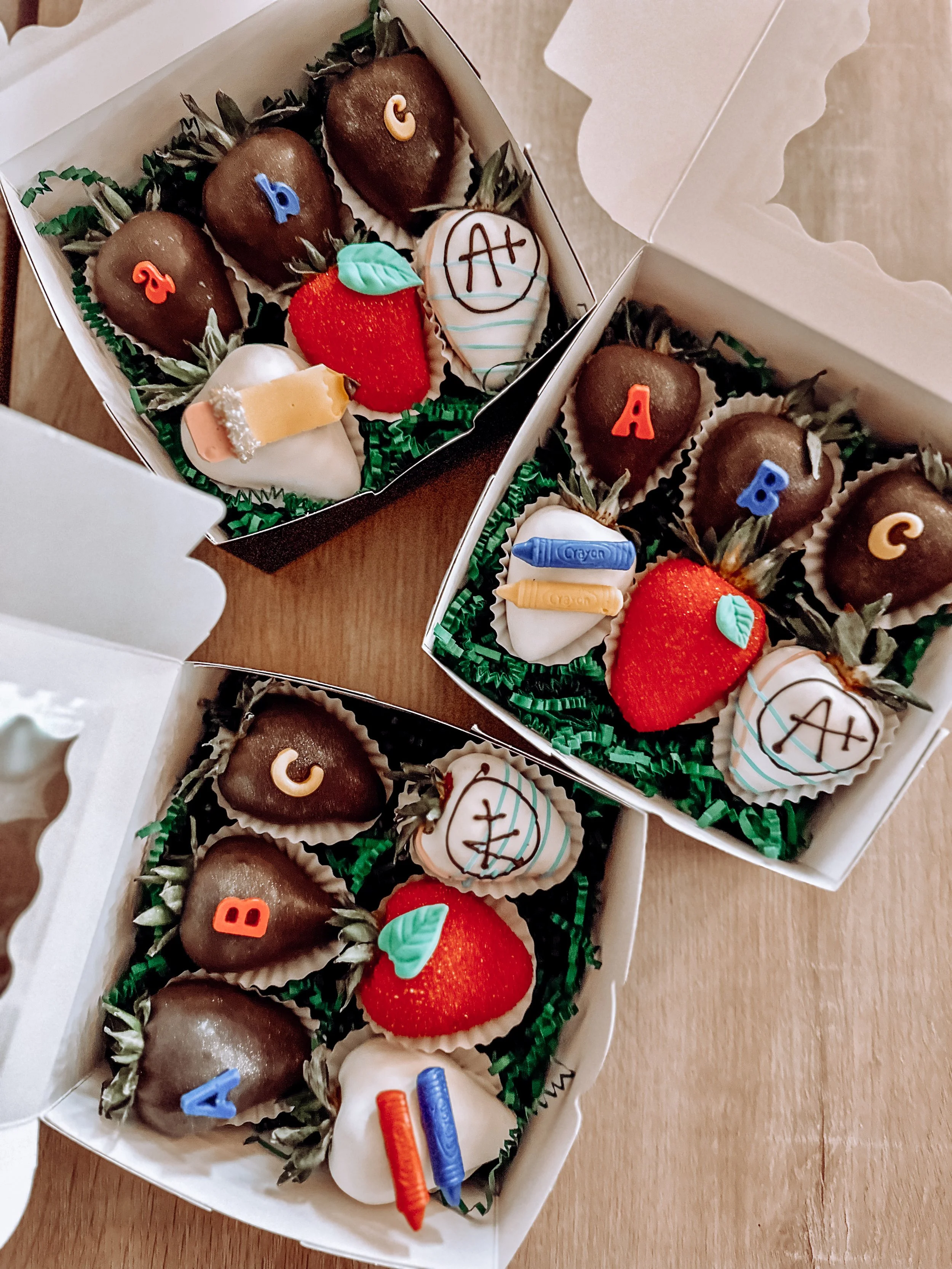 School Days Chocolate Covered Strawberries