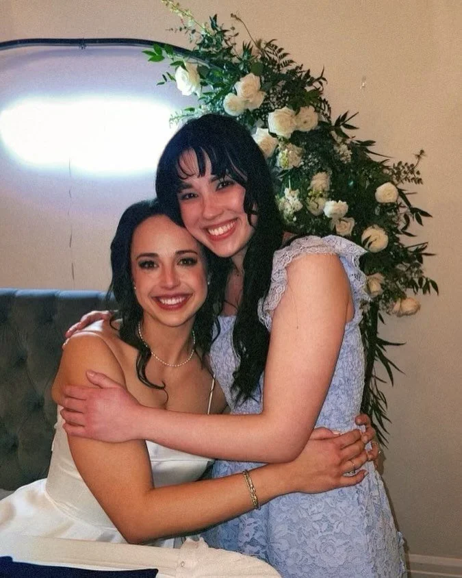 lots of little girls dream about their weddings together, and far fewer little girls get to actually attend each other&rsquo;s weddings as grown ups&hellip;. and i&rsquo;m soooo lucky to have been in that second category at my sweet @annniebailey &ls