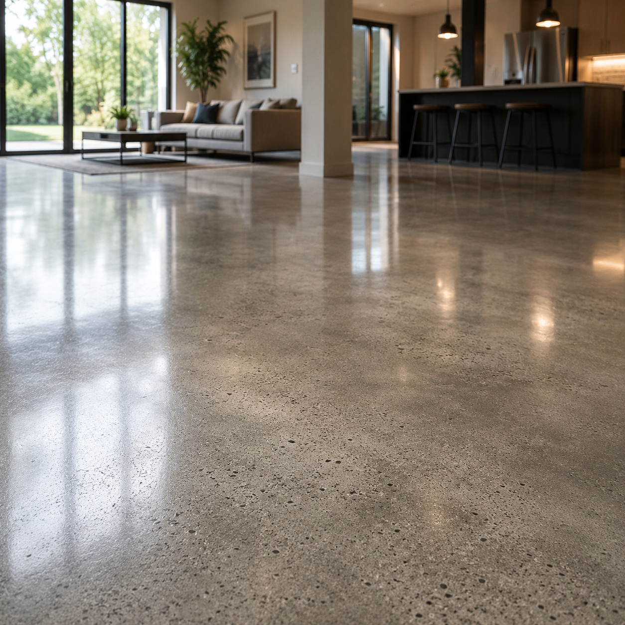 How Long Does Polished Concrete Flooring Last Compared to Other Flooring Options?