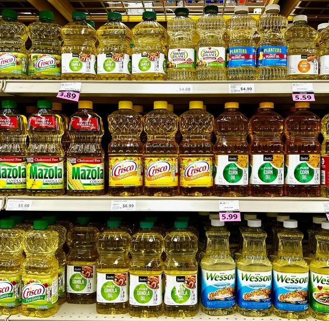 health effects of seed oils on shelves