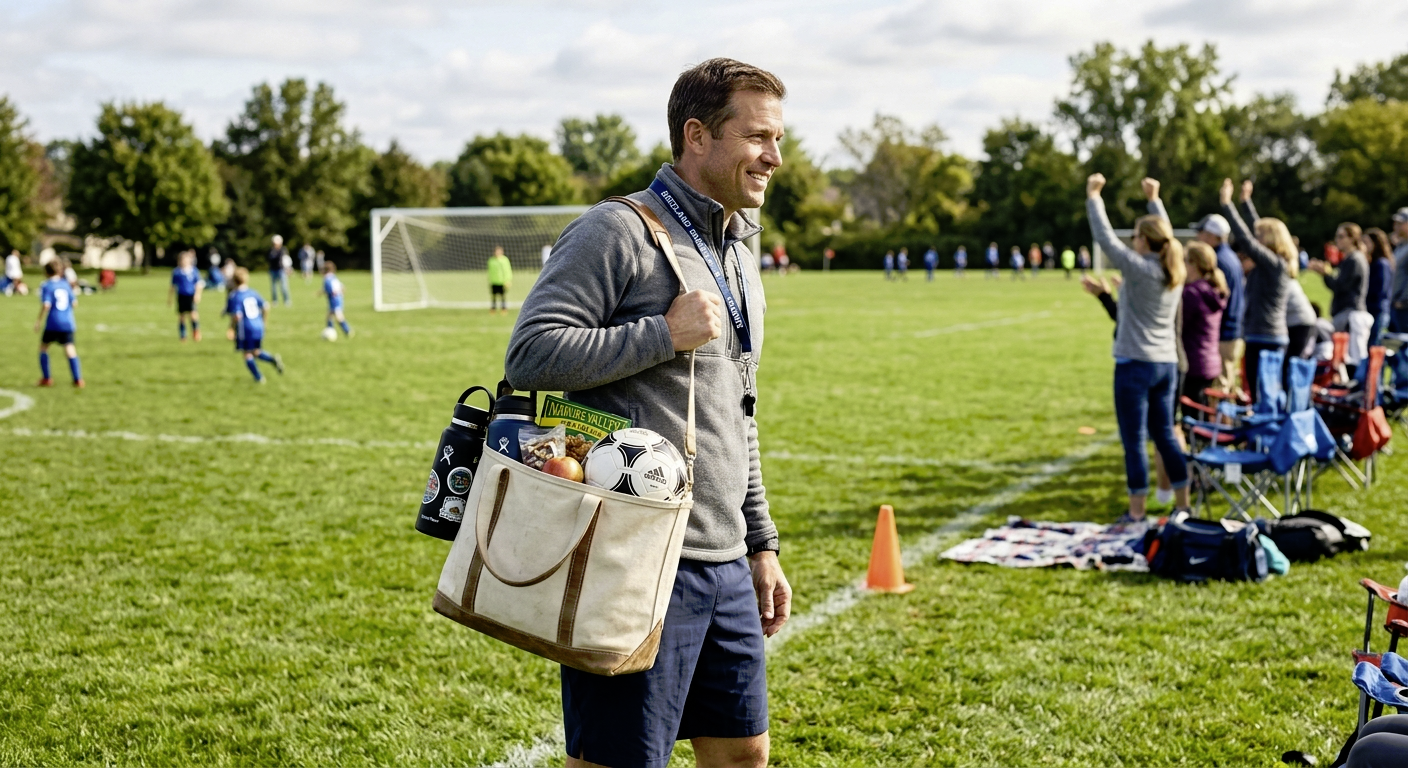 The Sports-Dad Bag: One Tote for Snacks, Cleats, Water Bottles, and Last-Minute Gear