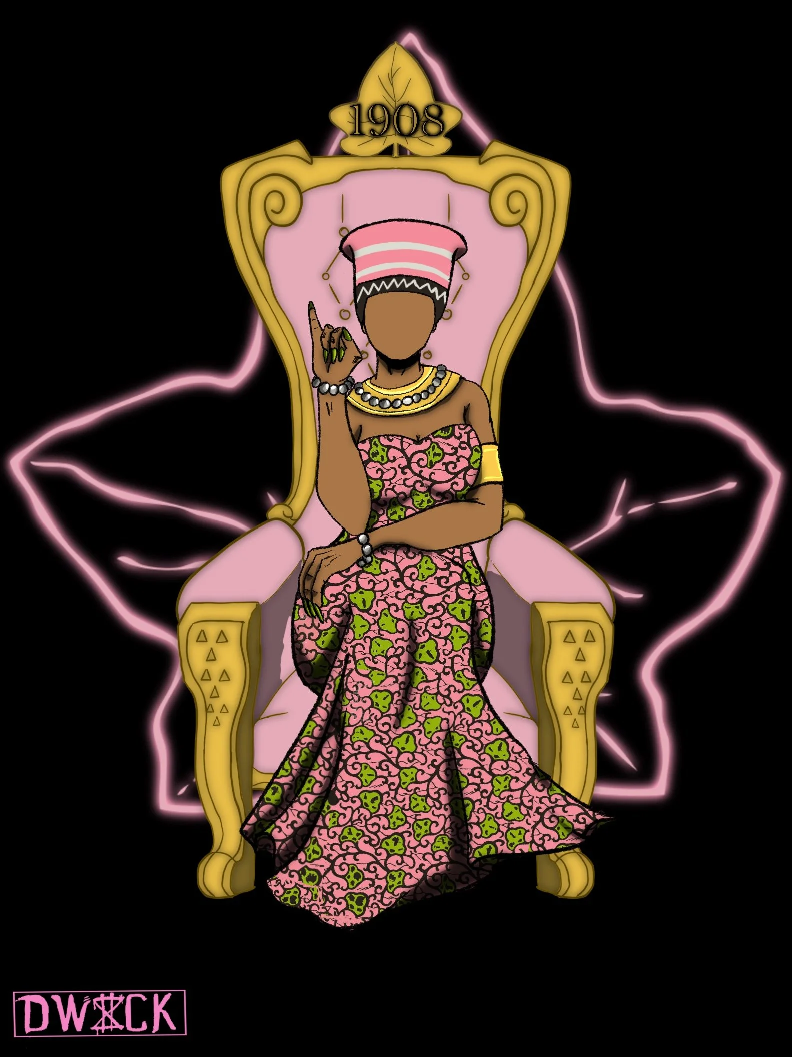 Divine 9 Royalty Collection: Alpha Kappa Alpha
(Procreate)