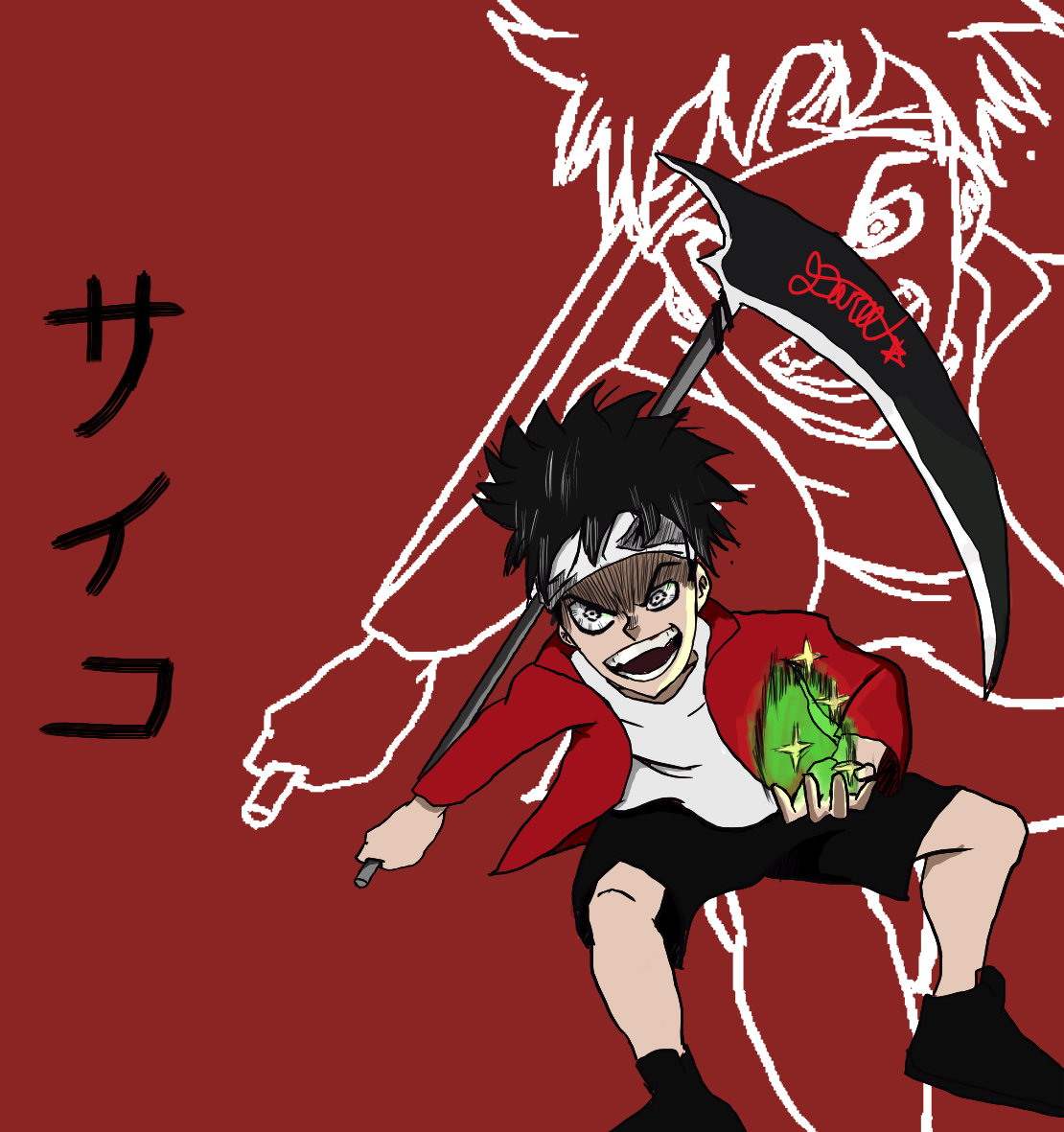 Going Psycho
(Clip Studio Paint)