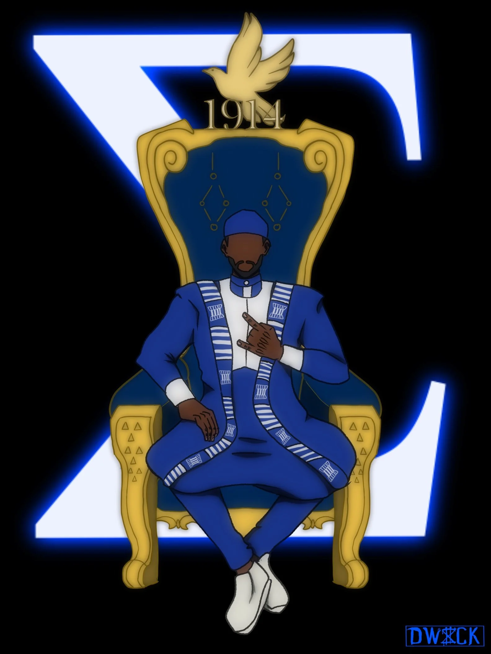 Divine 9 Royalty Collection: Phi Beta Sigma Edition
(Procreate)