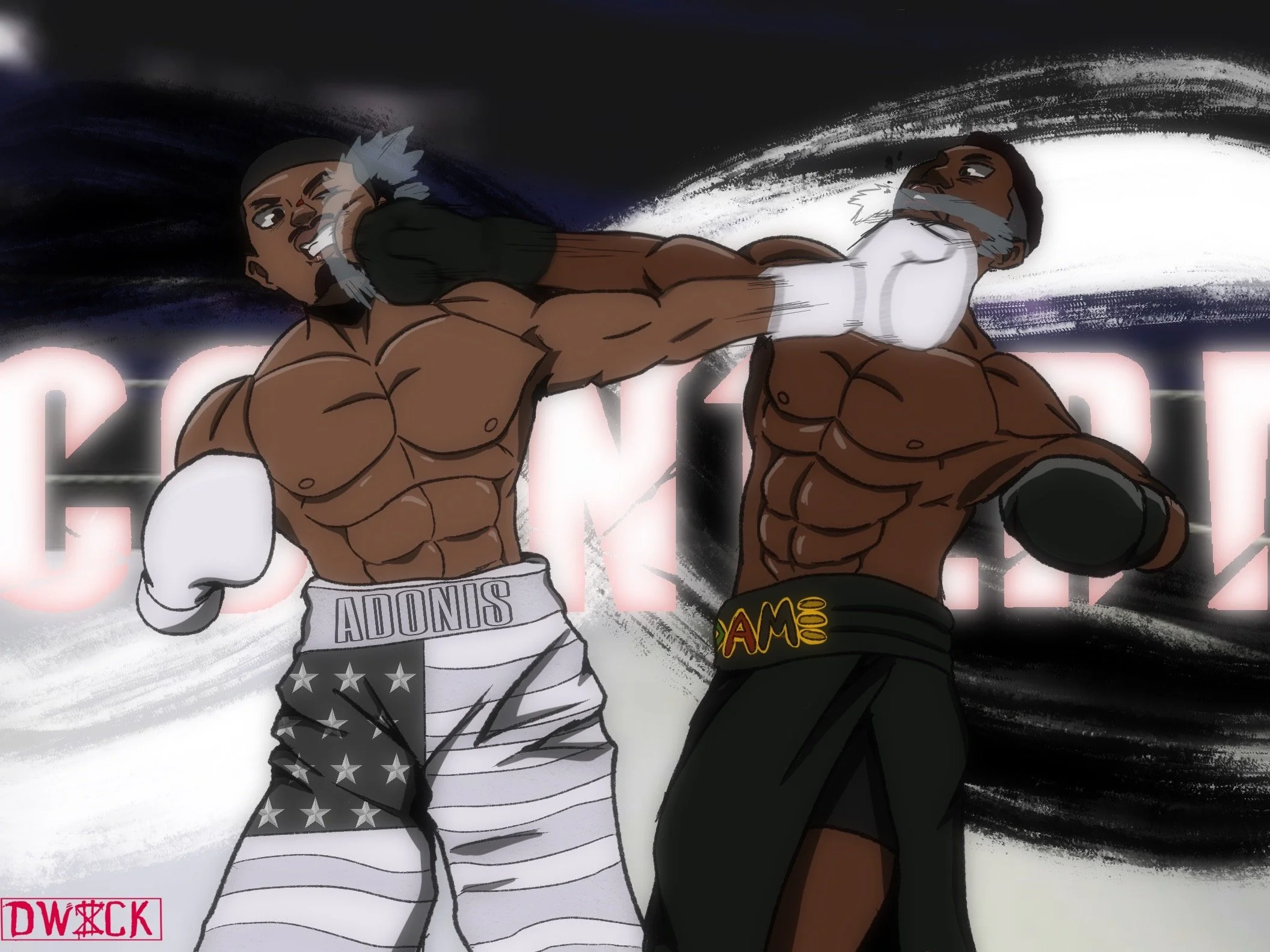 THE CLASH THAT SHOOK THE STADIUM
(Procreate)