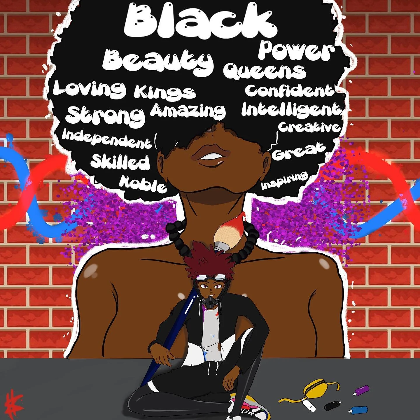 Beauty of a Race
(Clip Studio Paint)