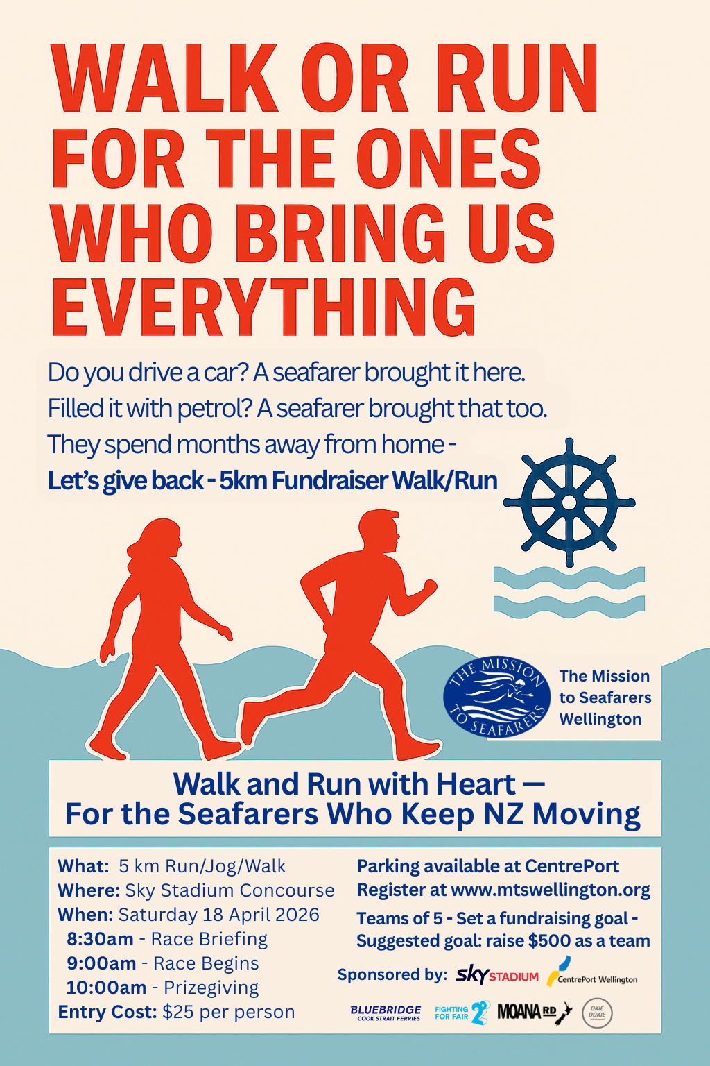 5km Fun Run - 18 April 2026