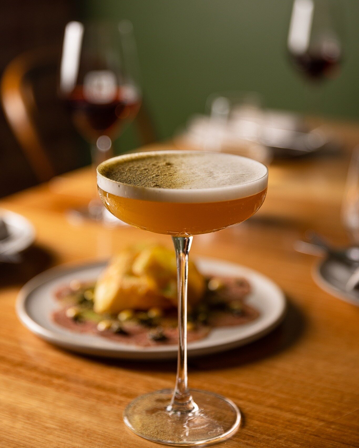 As winter rolls in, so do new cocktails! 

Welcome, the Mate &amp; Cinnamon Espuma; With warm earthy notes that only mate provides, a gentle sweetness from an agave &amp; honey Liqueur, as well as cinnamon syrup that invokes a white Christmas by an o