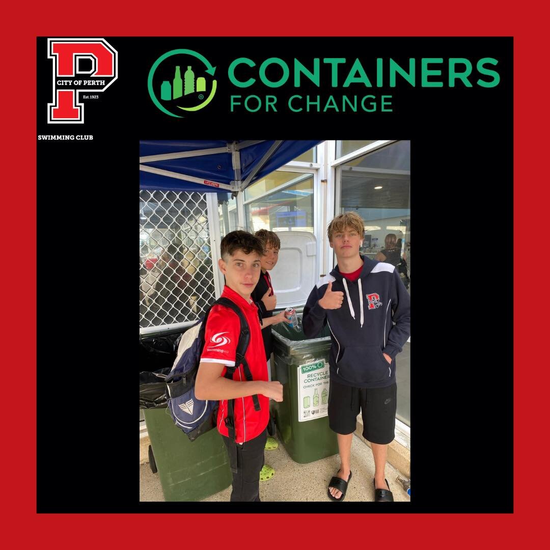 📣 Thanks to @beattypark Leisure Centre and the @cityofperth CDS Depot, we are now a collection point for your containers! 🥤

Bring your eligible containers in during training and pop them straight into the bins located in the following areas:

Indo