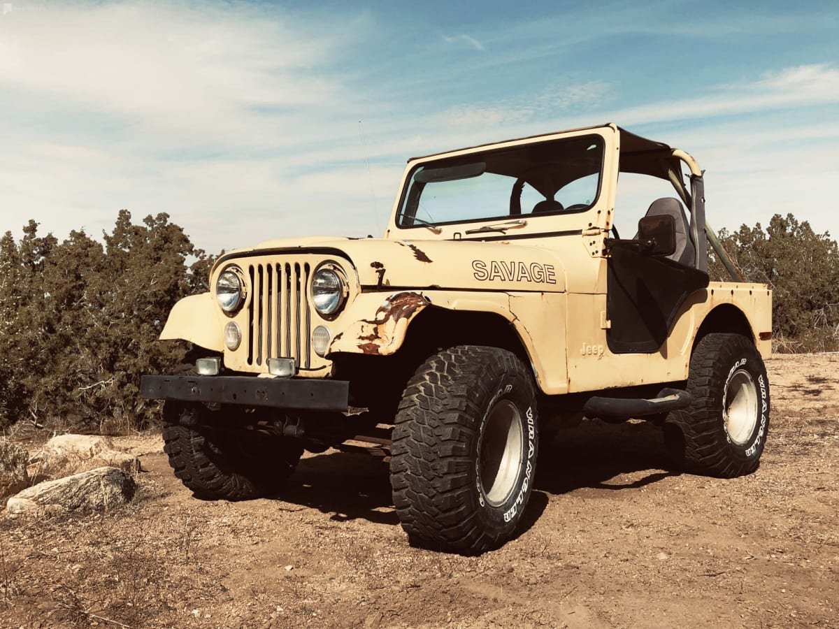 1970's Vintage Yellow Jeep Available for Photo Shoots on our 5 Acre Desert Ranch near Los Angeles