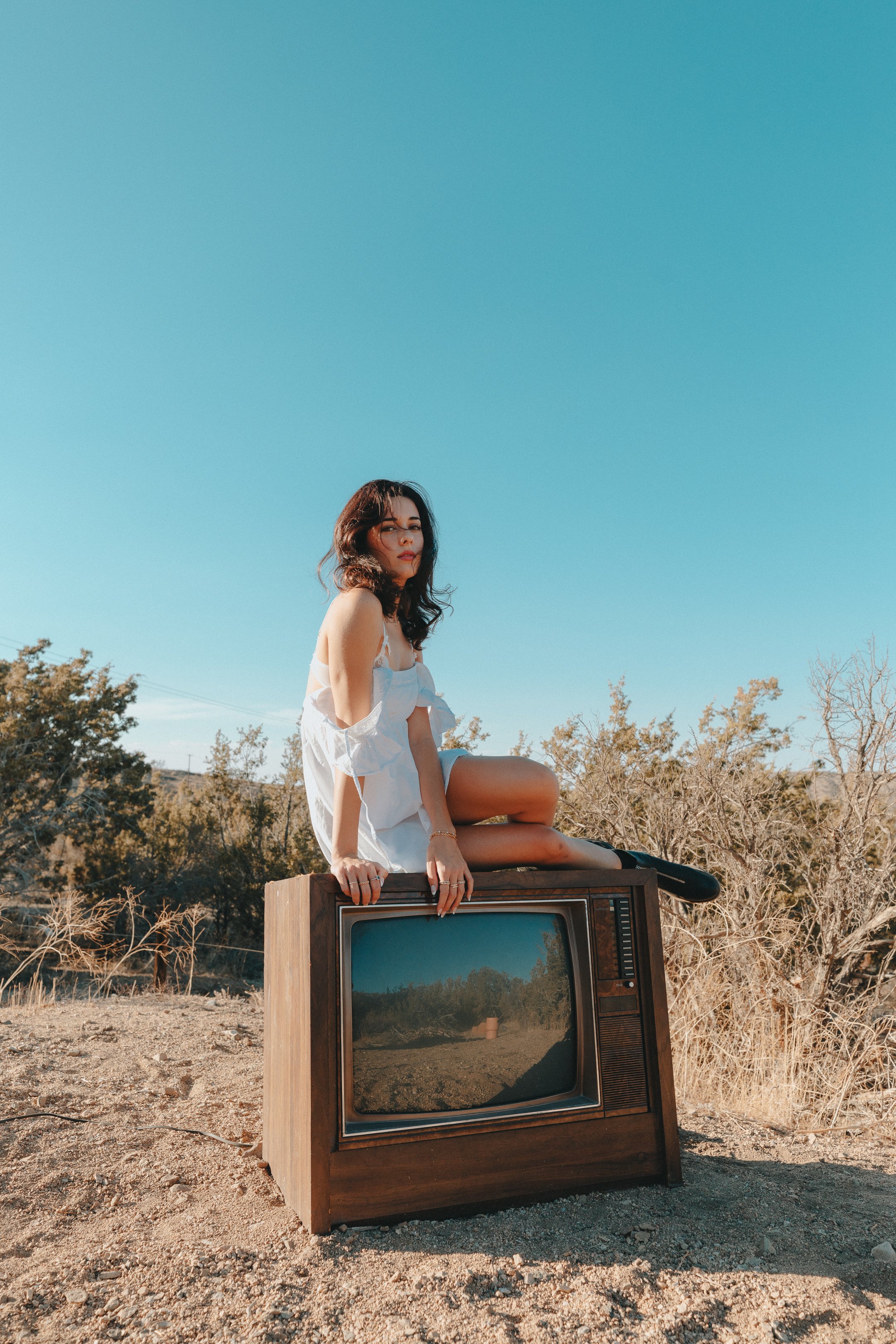 1970's style TV Set - Photography Prop at our 5 Acre Desert Ranch, one hour from Los Angeles