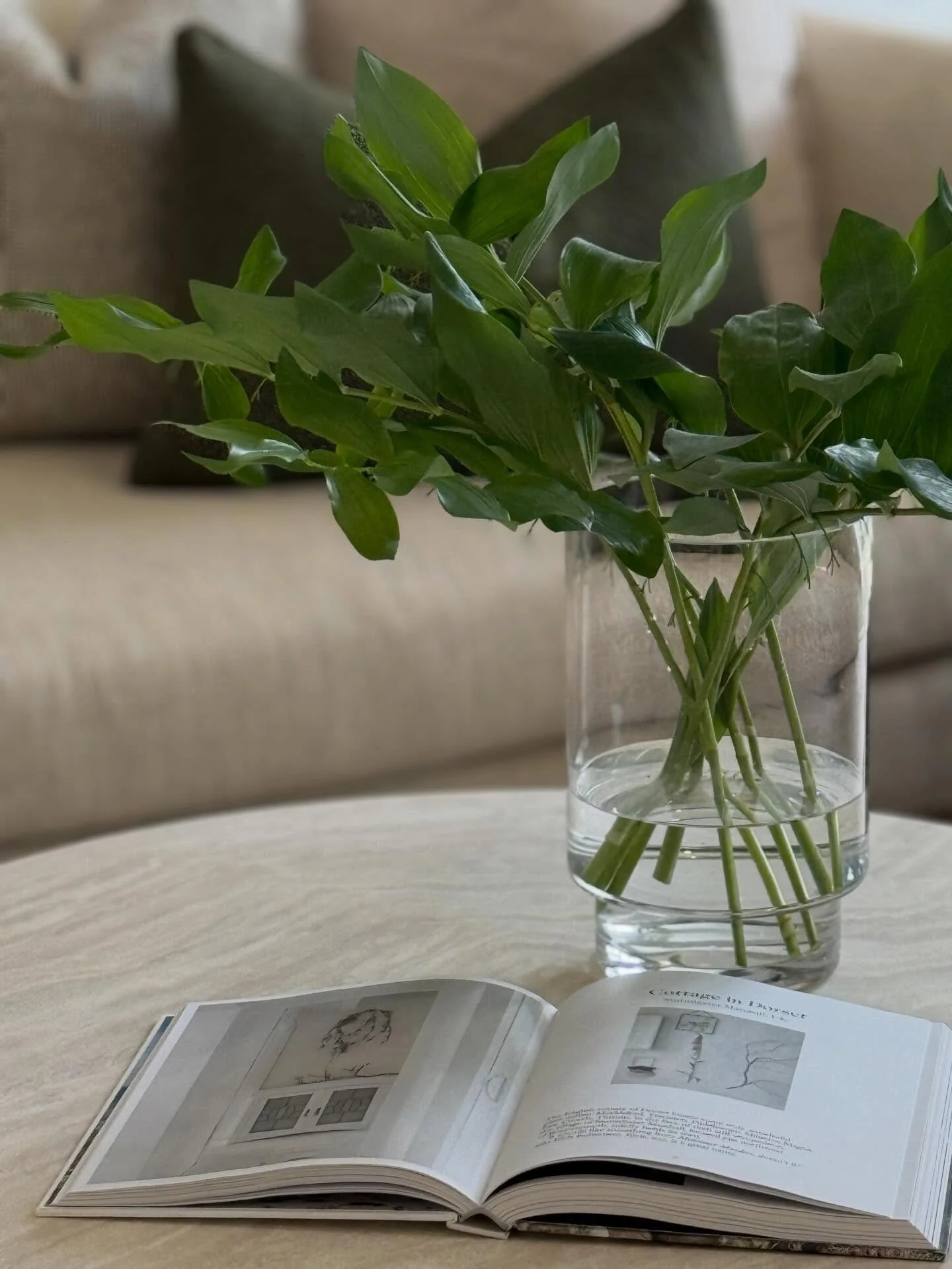 Crisp new furniture &amp; fresh florals for this new build 😍