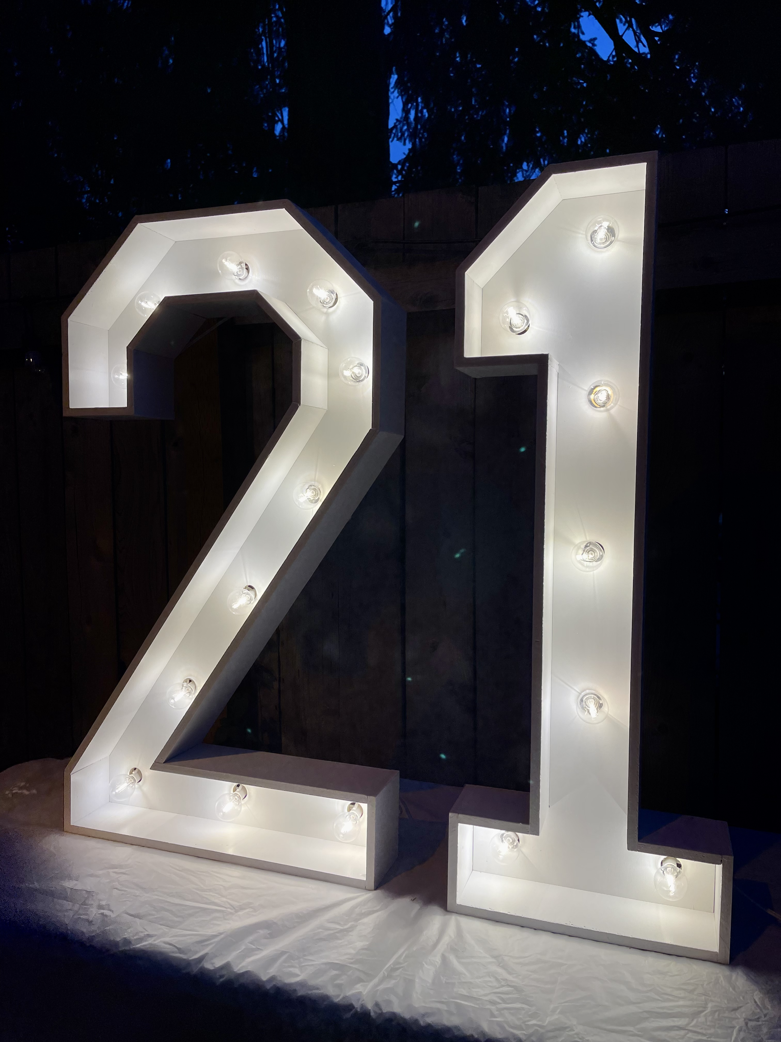 4ft Marquee Numbers — WOW My Party