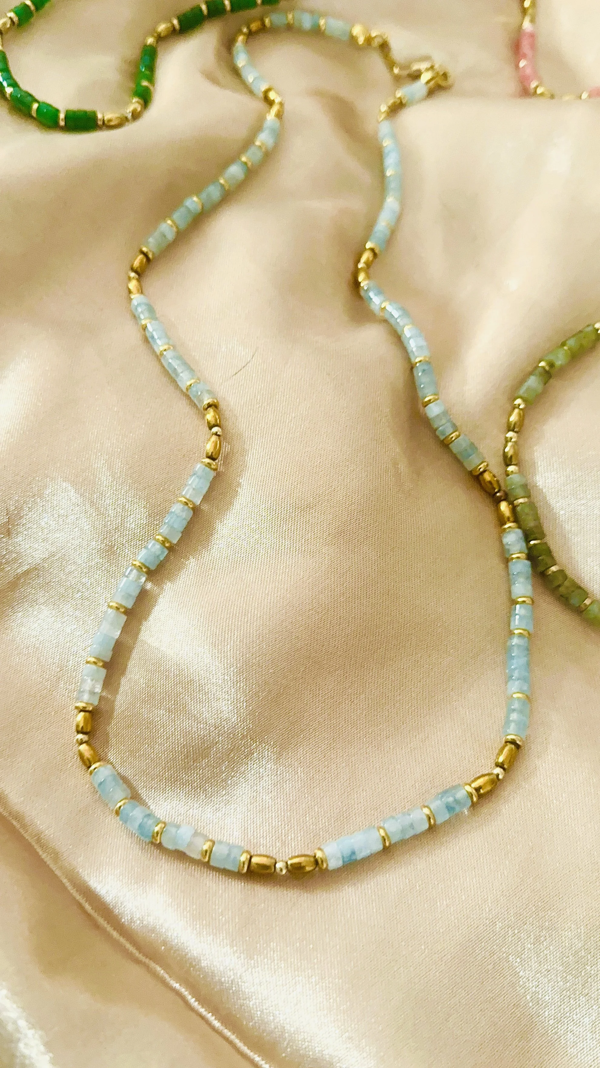 Aquamarine Coco Necklace