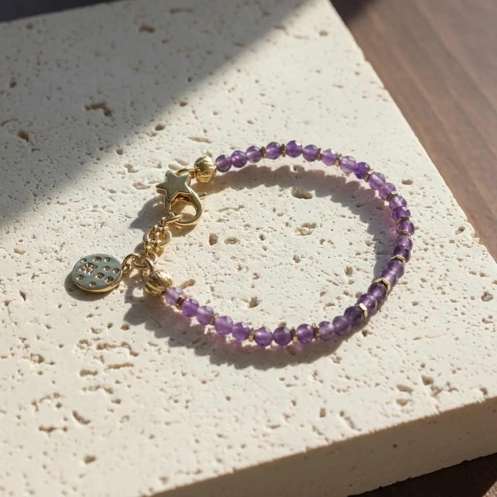 Amethyst Celeste Bracelet | Amethyst Bracelet